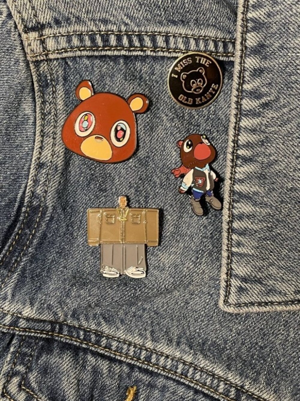 Kanye Enamel Pin | Hip Hop Rap Music Lapel Badge